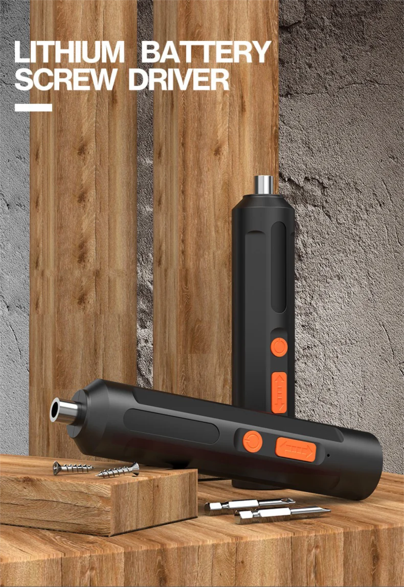 47PCS Electric Screwdriver Mini Household Electric Drill Rotated Cordless Screwdriver Power Tools Household Maintenance Repair