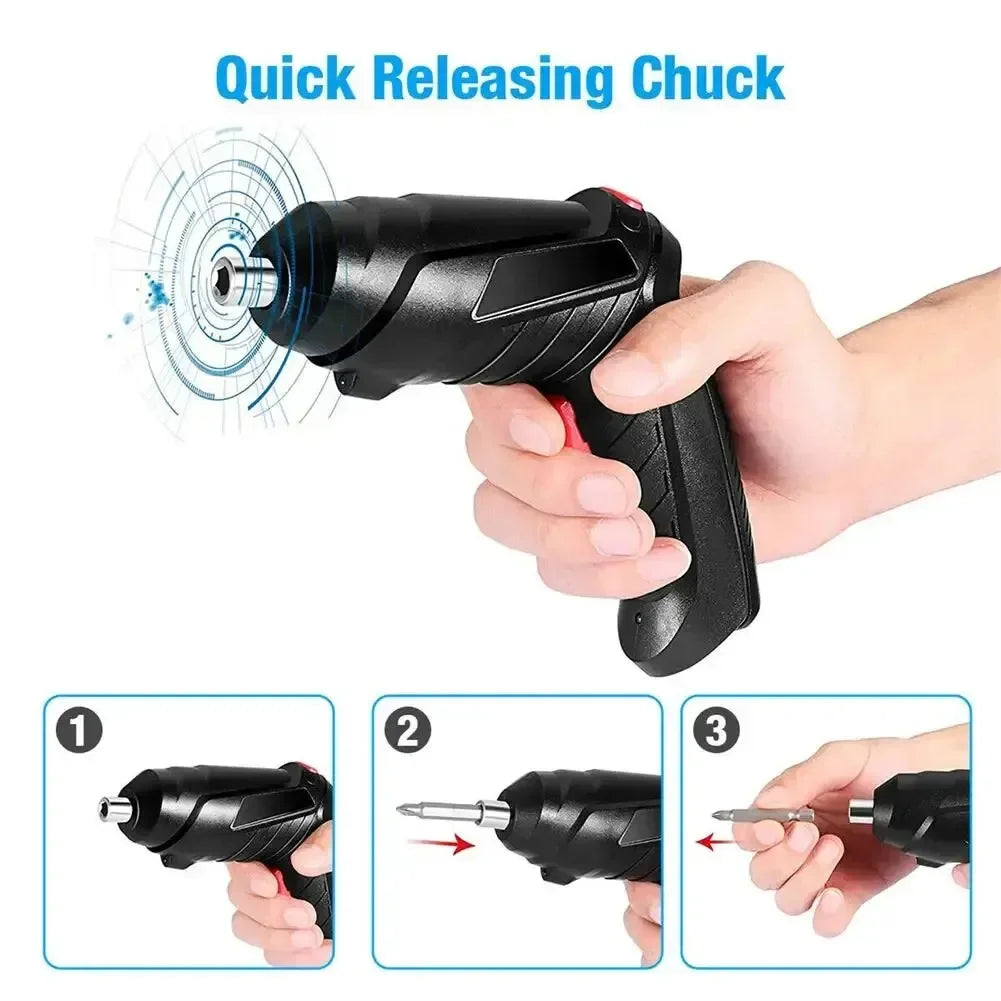 3.6v Power Tools Set Household Maintenance Repair Large Lithium Battery Mini Electric Drill Household Cordless Screwdriver ﻿