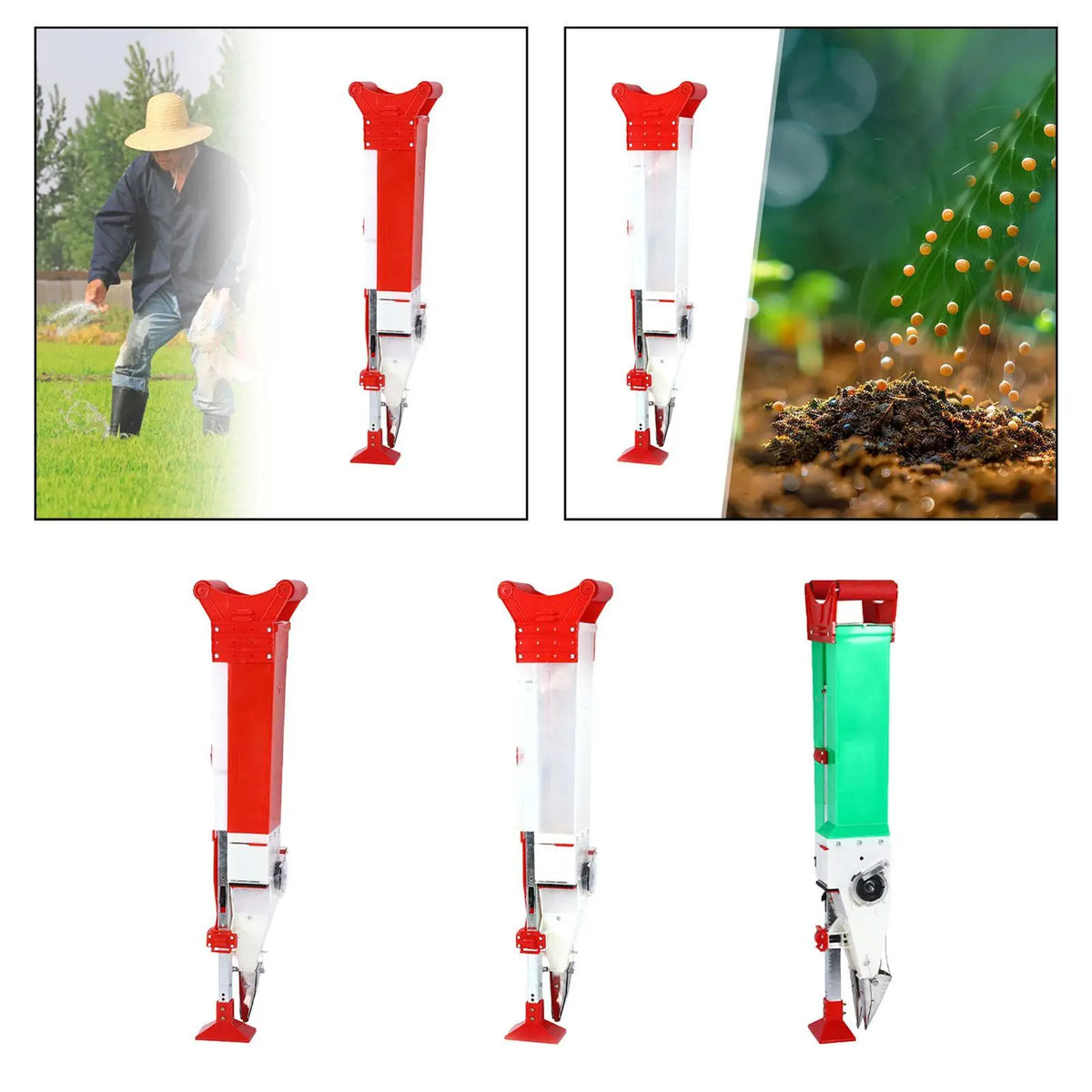 Household Corn Peanut Seeder Row Planter Farming Tool for Household Seeding