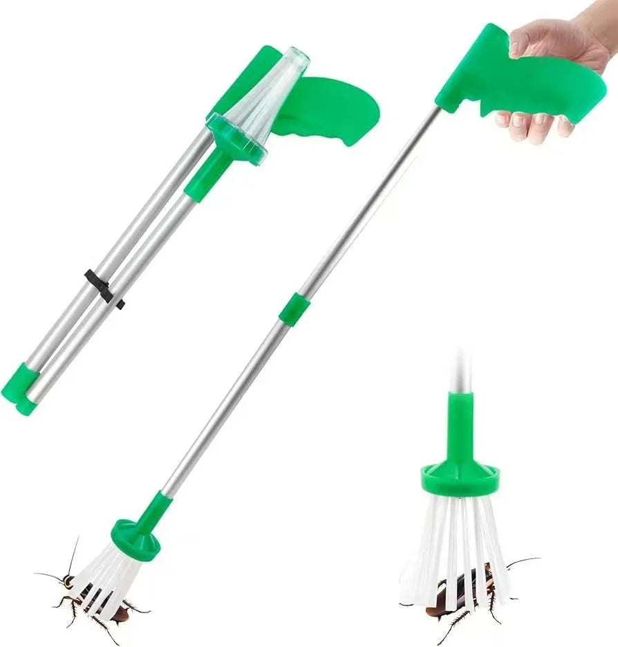 Foldable household tool spider catcher clip insect catcher cute catcher Abs household outdoor