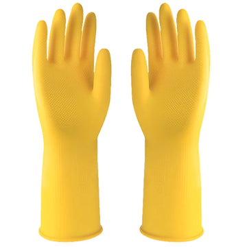 Brand Latex Dishwashing Gloves Women's Waterproof Household Kitchen Washing Bowl Washing Clothes Vegetable Cleaning Household