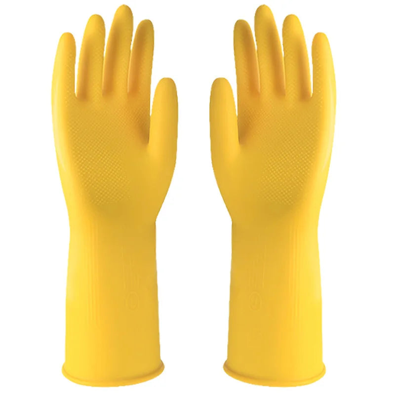 Brand Latex Dishwashing Gloves Women's Waterproof Household Kitchen Washing Bowl Washing Clothes Vegetable Cleaning Household