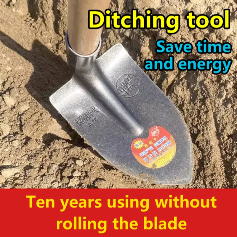Household large hoe allsteel thickened weeding tool outdoor agricultural land reclamation Digging Vegetable Planting farming too