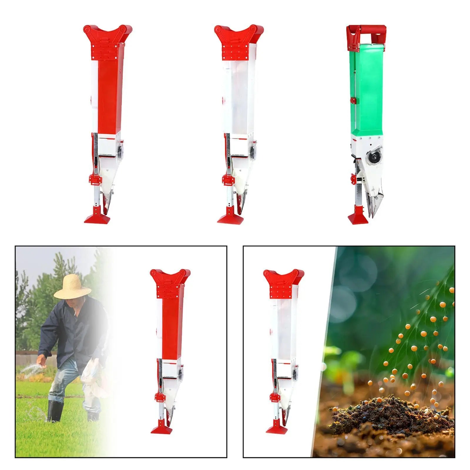 Household Corn Peanut Seeder Row Planter Farming Tool for Household Seeding