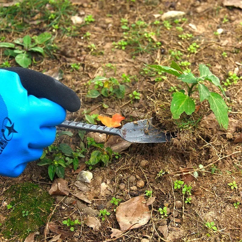 Old-Fashioned Forging and Planting Tools Digging Soil Weeding Shovel Household Loosening Shovel Garden Tools