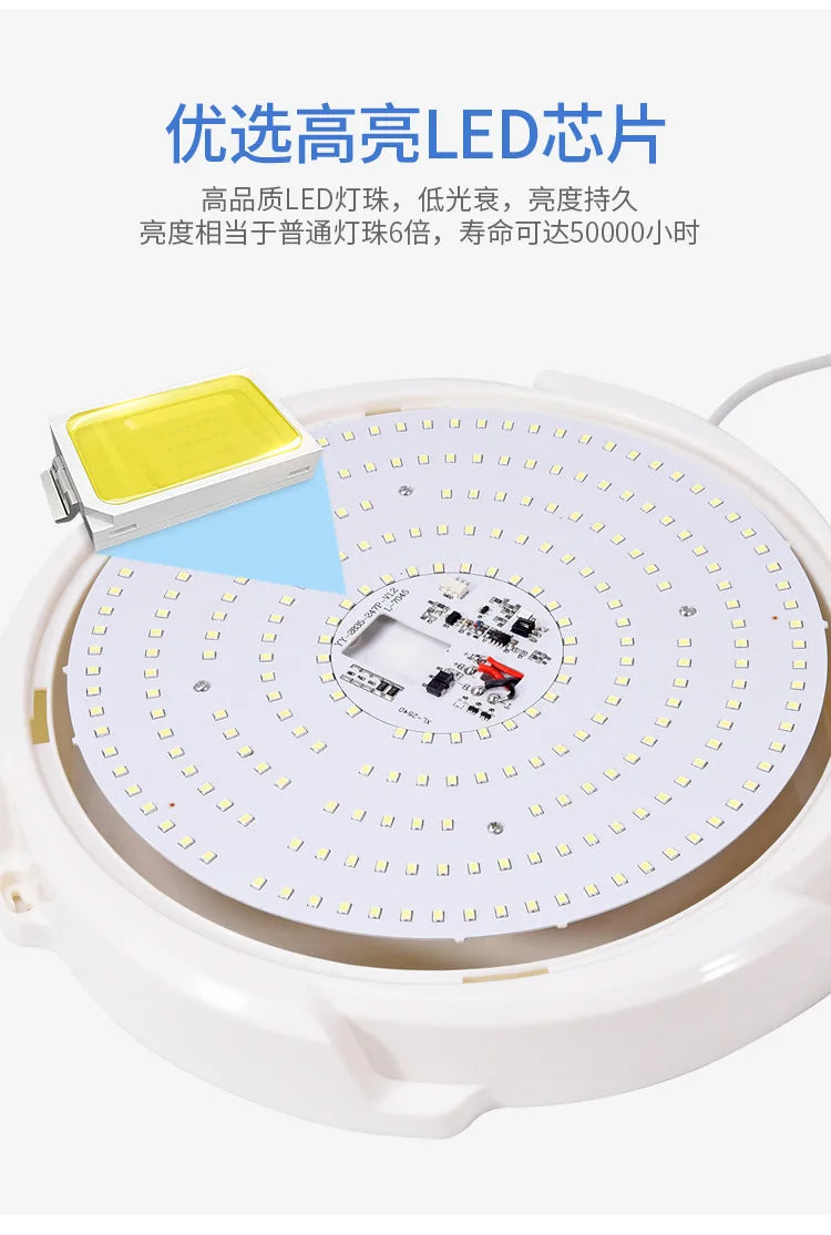 Outdoor Waterproof Household Lighting Solar Garden Light LED High Power Bright Household Indoor Ceiling Lights Balcony Bedroom