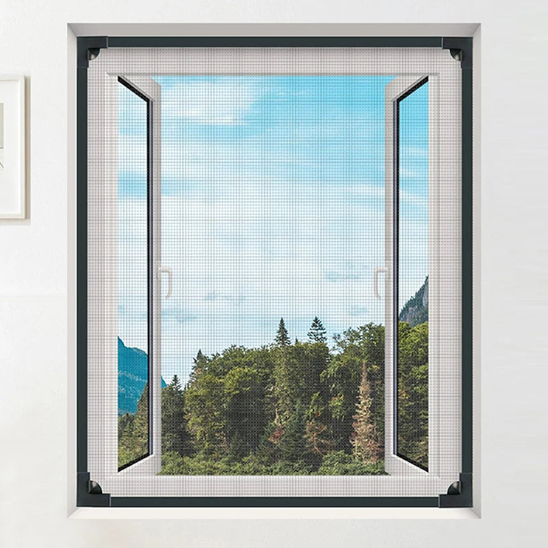 Magnetic Mesh Mosquito Screen, Household Invisible Screen Window, Simple, Household Use, Automatic Shutdown Magnetic Window