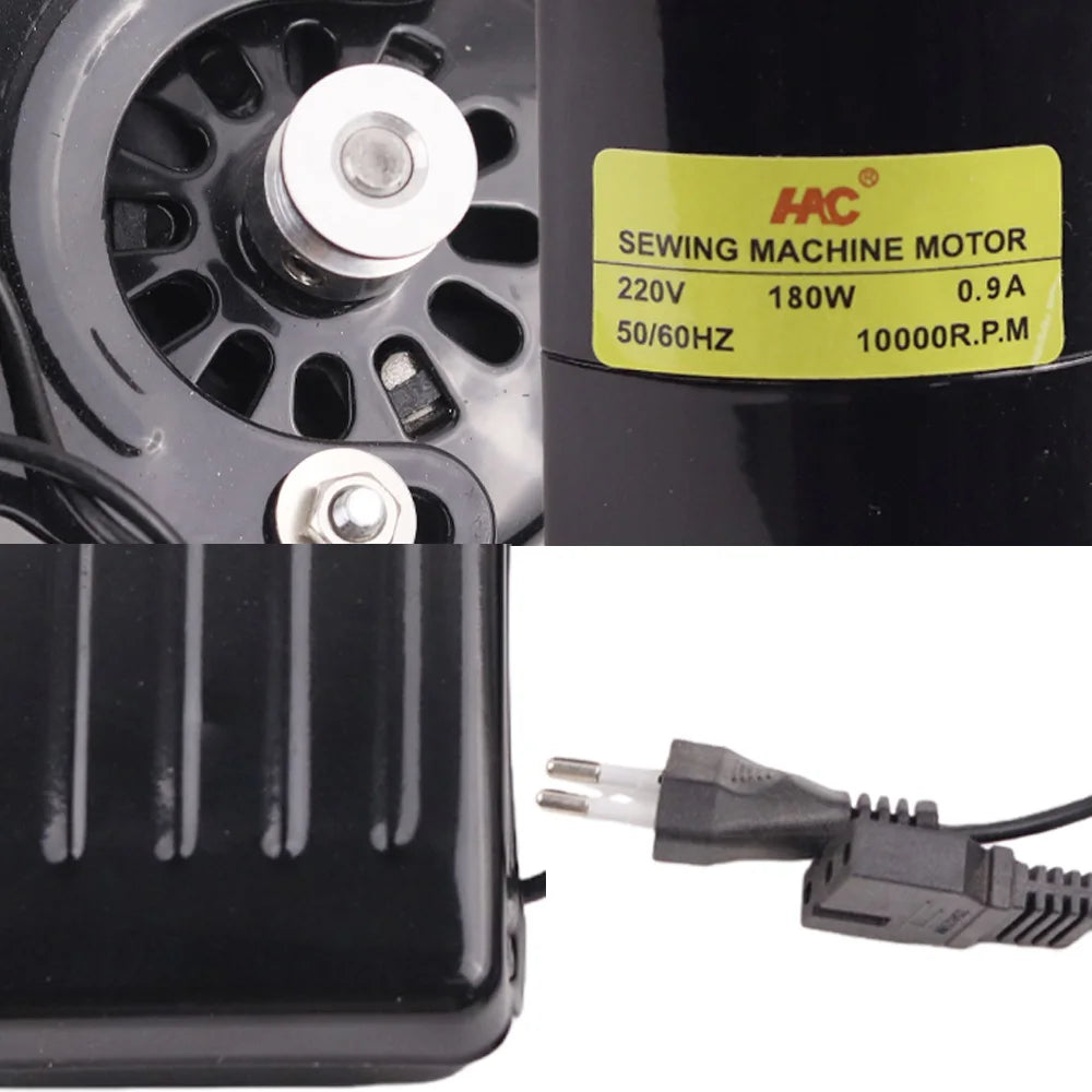Sewing Machine Motor Kit Household with Foot Pedal Control Household Sewing Machine Motor 180W/250W