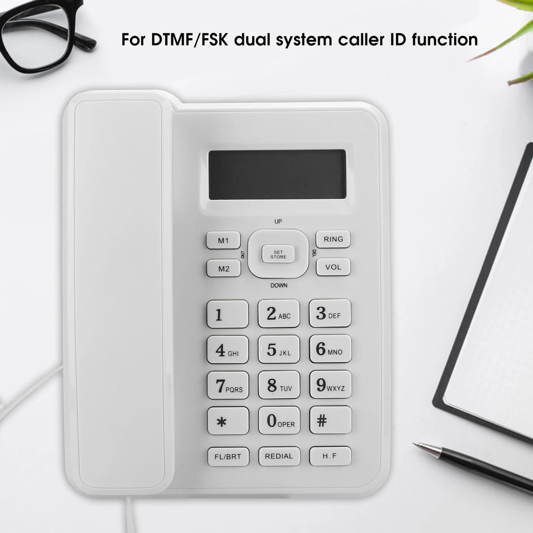 Household Telephone KX‑T6001CID Household Hotel Domestic Home Business Telephone Landline Equipment