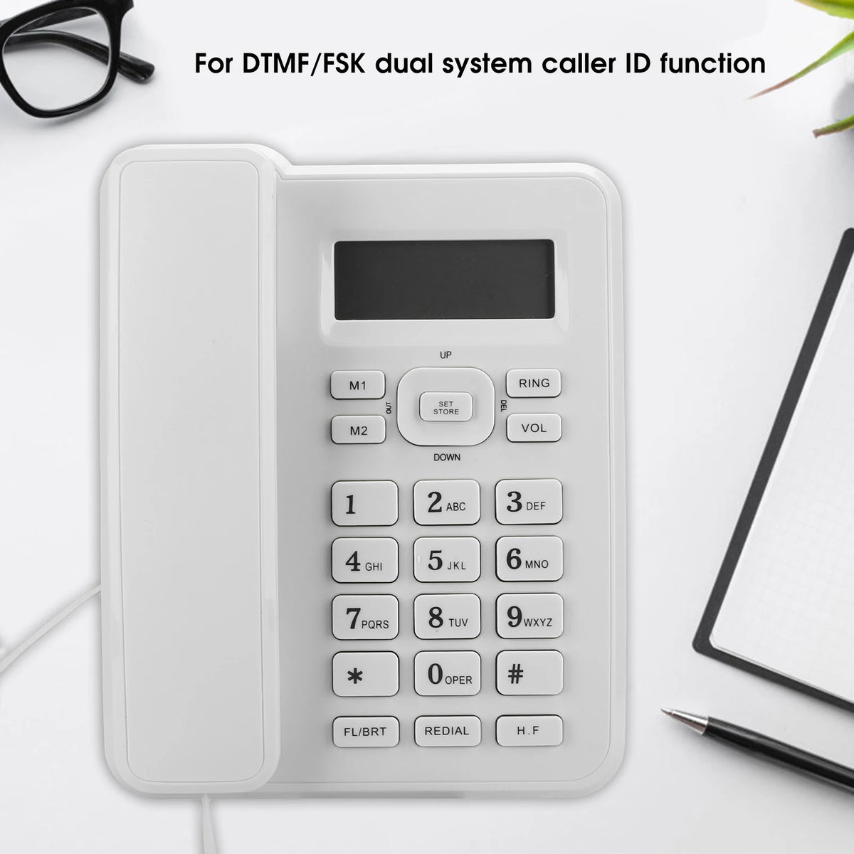Household Telephone KX‑T6001CID Household Hotel Domestic Home Business Telephone Landline Equipment