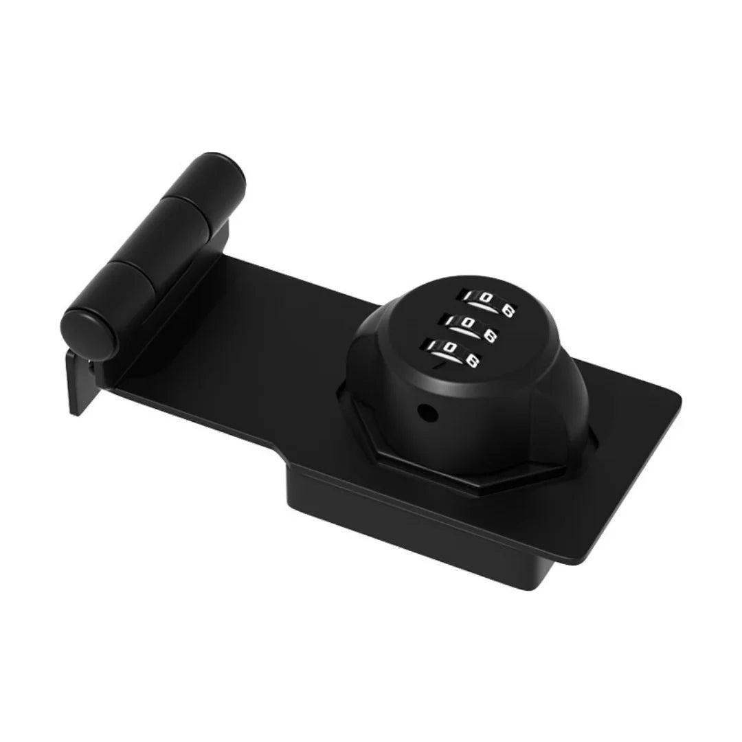 Household Cabinet Password Hasp Locks, Cabinet Locks with Combination, Door Security Slide Latch for Small Barn Doors, Bathroom