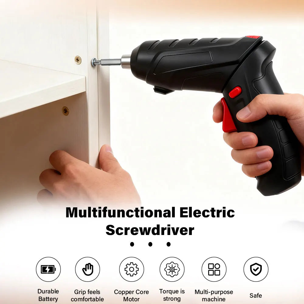 3.6v Power Tools Set Household Maintenance Repair Large Lithium Battery Mini Electric Drill Household Cordless Screwdriver ﻿
