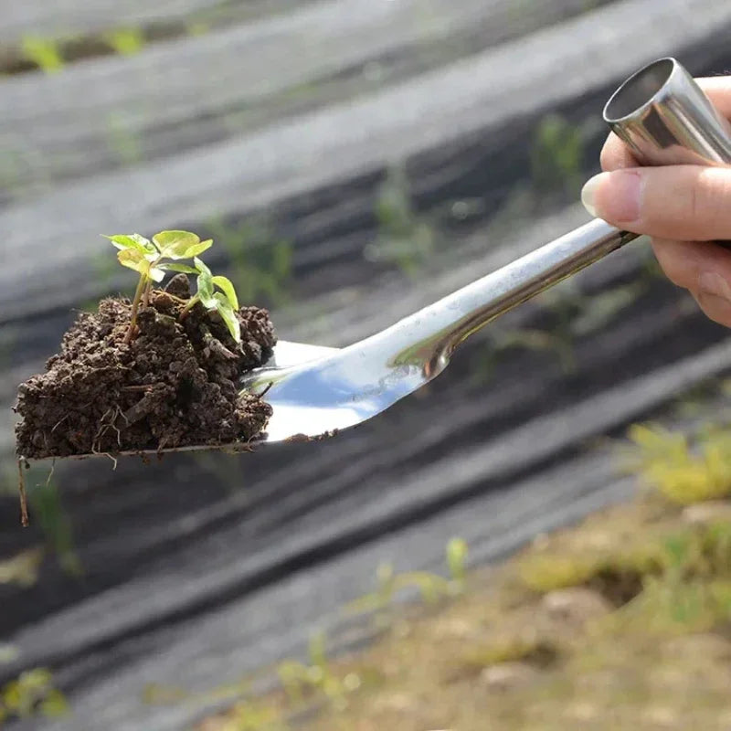 Old-Fashioned Forging and Planting Tools Digging Soil Weeding Shovel Household Loosening Shovel Garden Tools