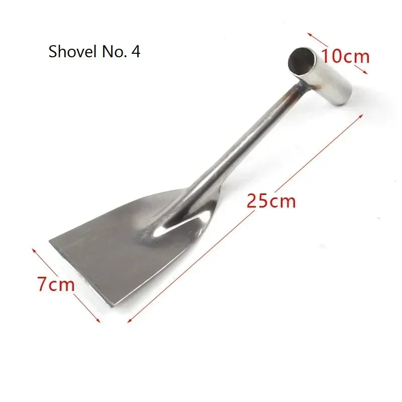 Old-Fashioned Forging and Planting Tools Digging Soil Weeding Shovel Household Loosening Shovel Garden Tools