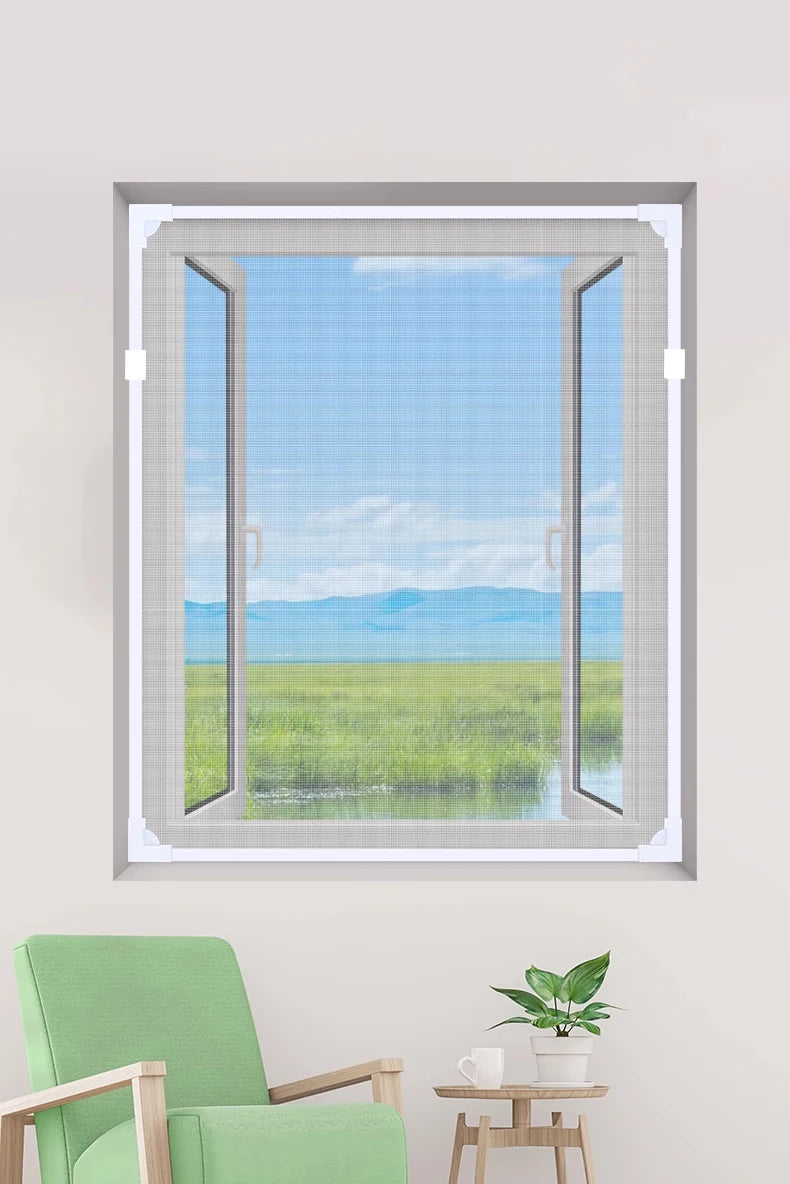 Magnetic Mesh Mosquito Screen, Household Invisible Screen Window, Simple, Household Use, Automatic Shutdown Magnetic Window
