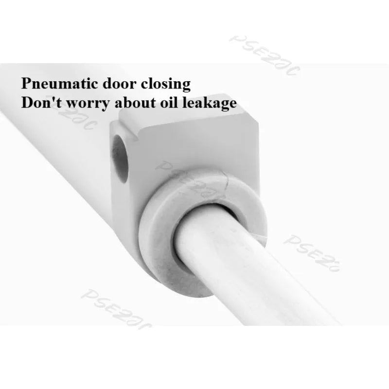 Household Door Closer with Buffering Damping Aluminum Alloy Sliding Glass Door Simple Household Automatic Door Closer