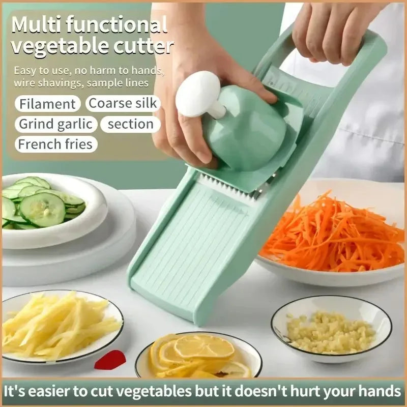 Household Vegetable Cutting Potato Slicer Shredder Multifunctional Fruit Grater Cutter Potato Household Chopper Kitchen