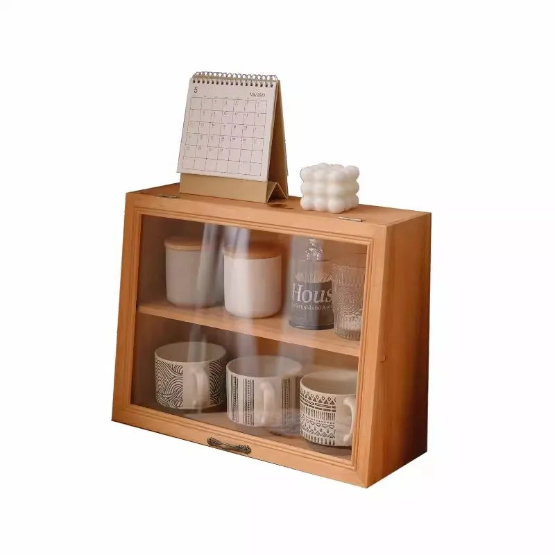 Household desktop cups, utensils, miscellaneous items, organizing small cabinets