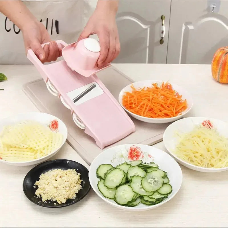 Household Vegetable Cutting Potato Slicer Shredder Multifunctional Fruit Grater Cutter Potato Household Chopper Kitchen