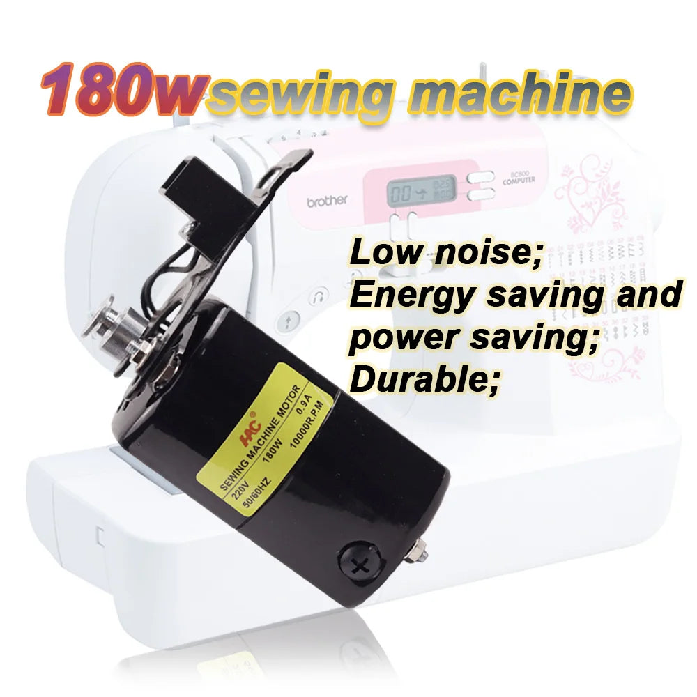 Sewing Machine Motor Kit Household with Foot Pedal Control Household Sewing Machine Motor 180W/250W