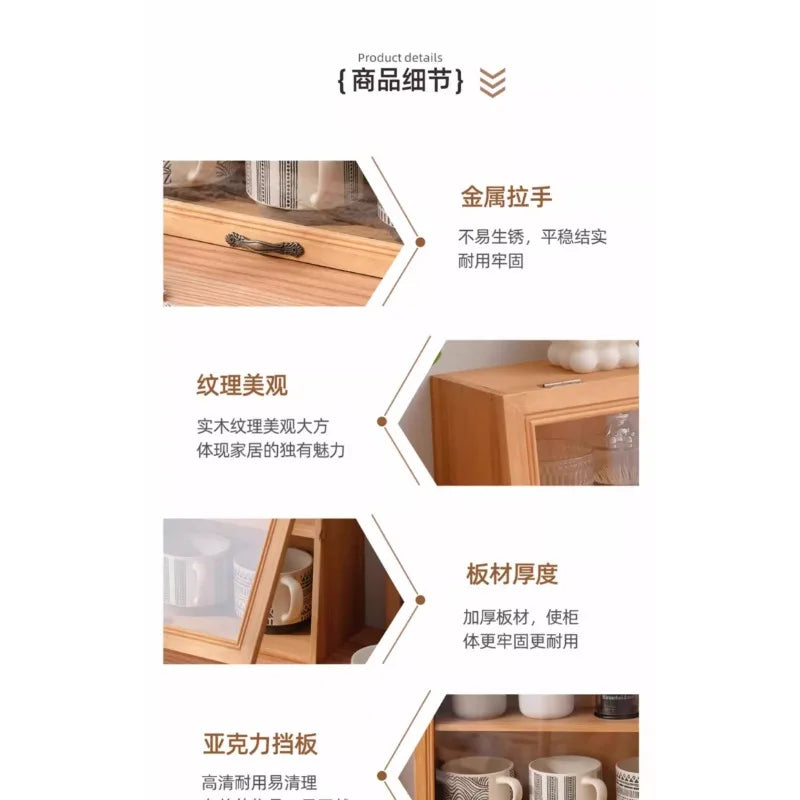 Household desktop cups, utensils, miscellaneous items, organizing small cabinets
