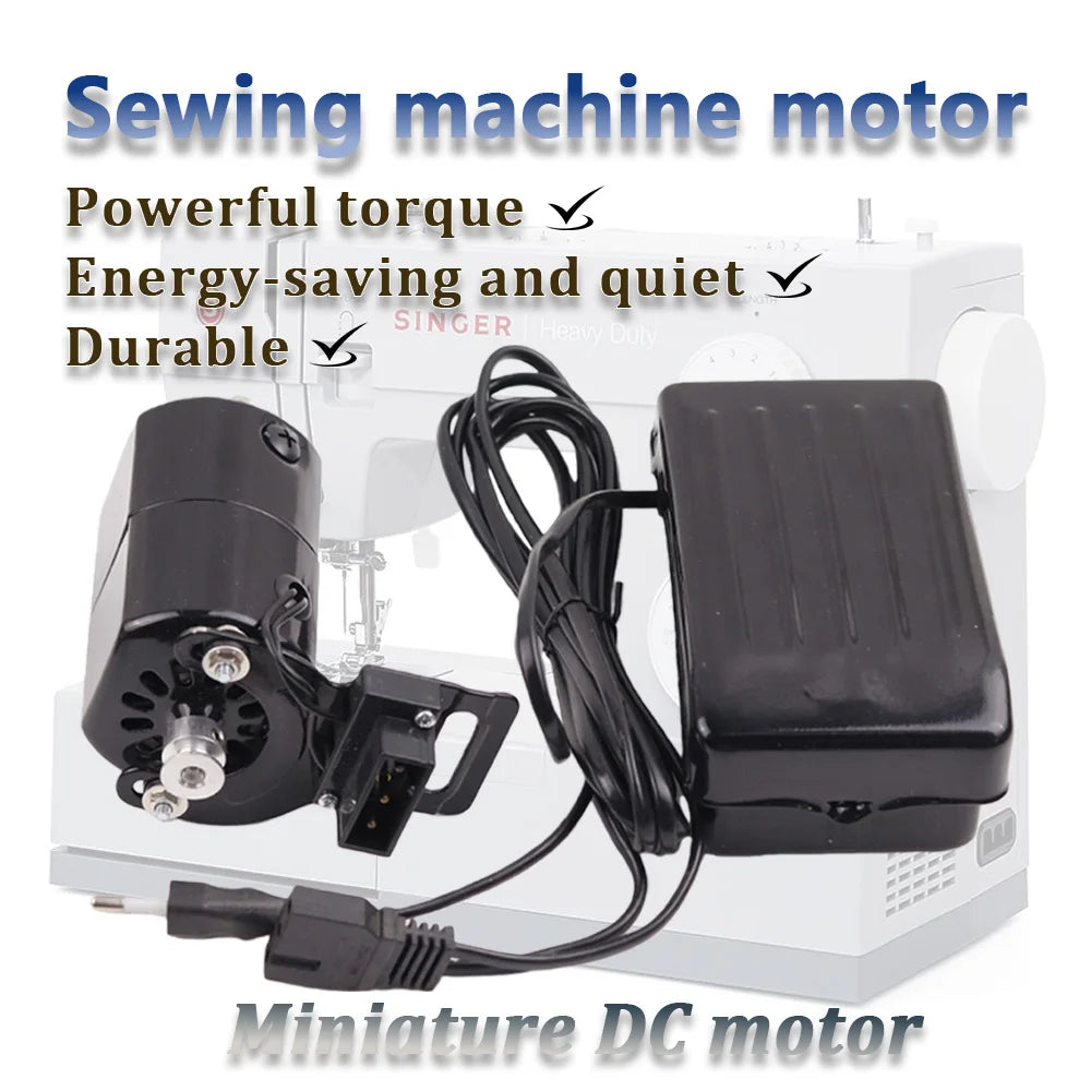Sewing Machine Motor Kit Household with Foot Pedal Control Household Sewing Machine Motor 180W/250W