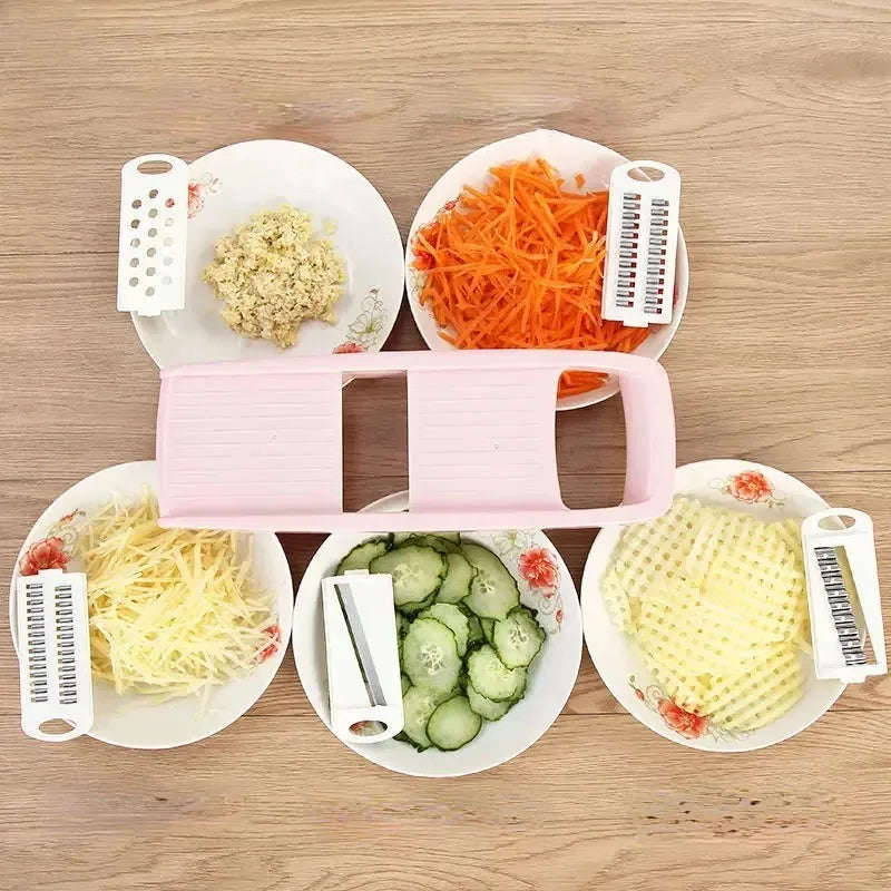 Household Vegetable Cutting Potato Slicer Shredder Multifunctional Fruit Grater Cutter Potato Household Chopper Kitchen