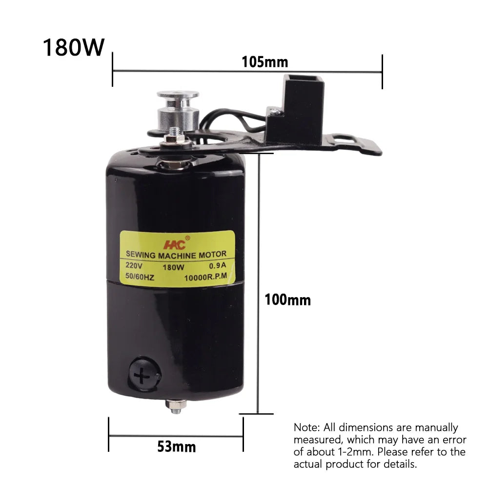 Sewing Machine Motor Kit Household with Foot Pedal Control Household Sewing Machine Motor 180W/250W