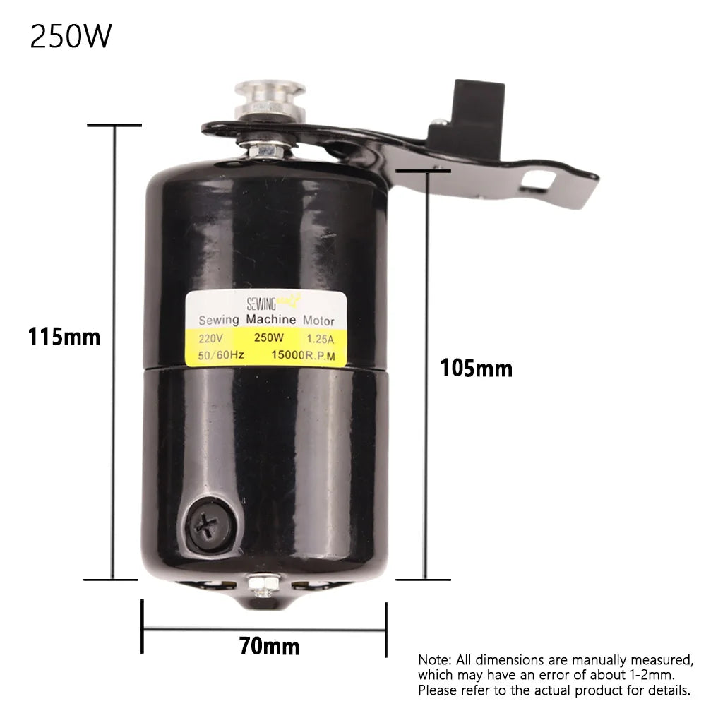 Sewing Machine Motor Kit Household with Foot Pedal Control Household Sewing Machine Motor 180W/250W