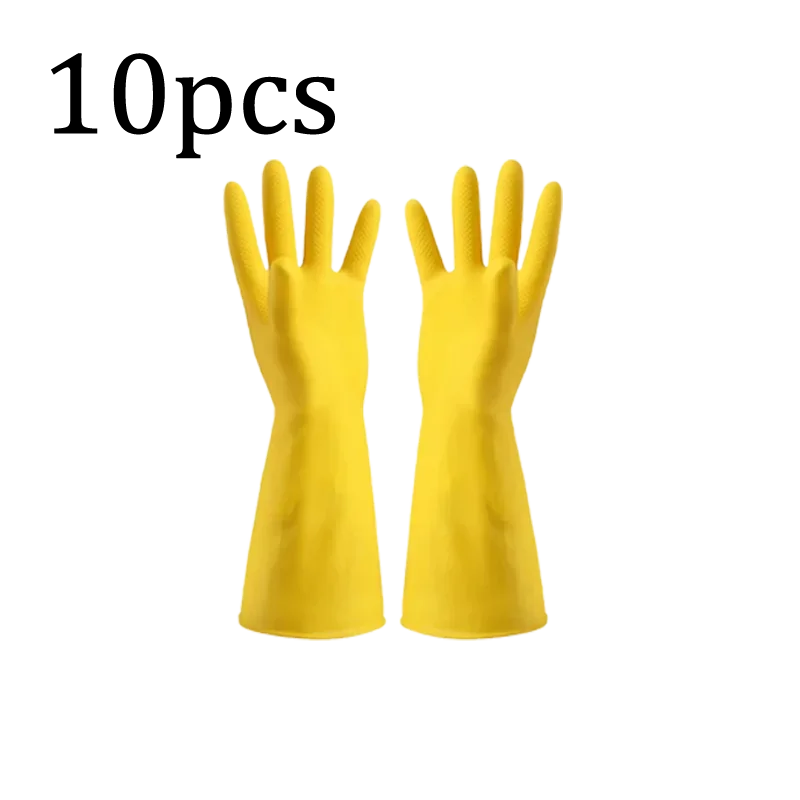 Household Dishwashing Gloves Waterproof Kitchen Washing Bowl Washing Clothes Vegetable Cleaning Car Washing Housekeeping Unisex