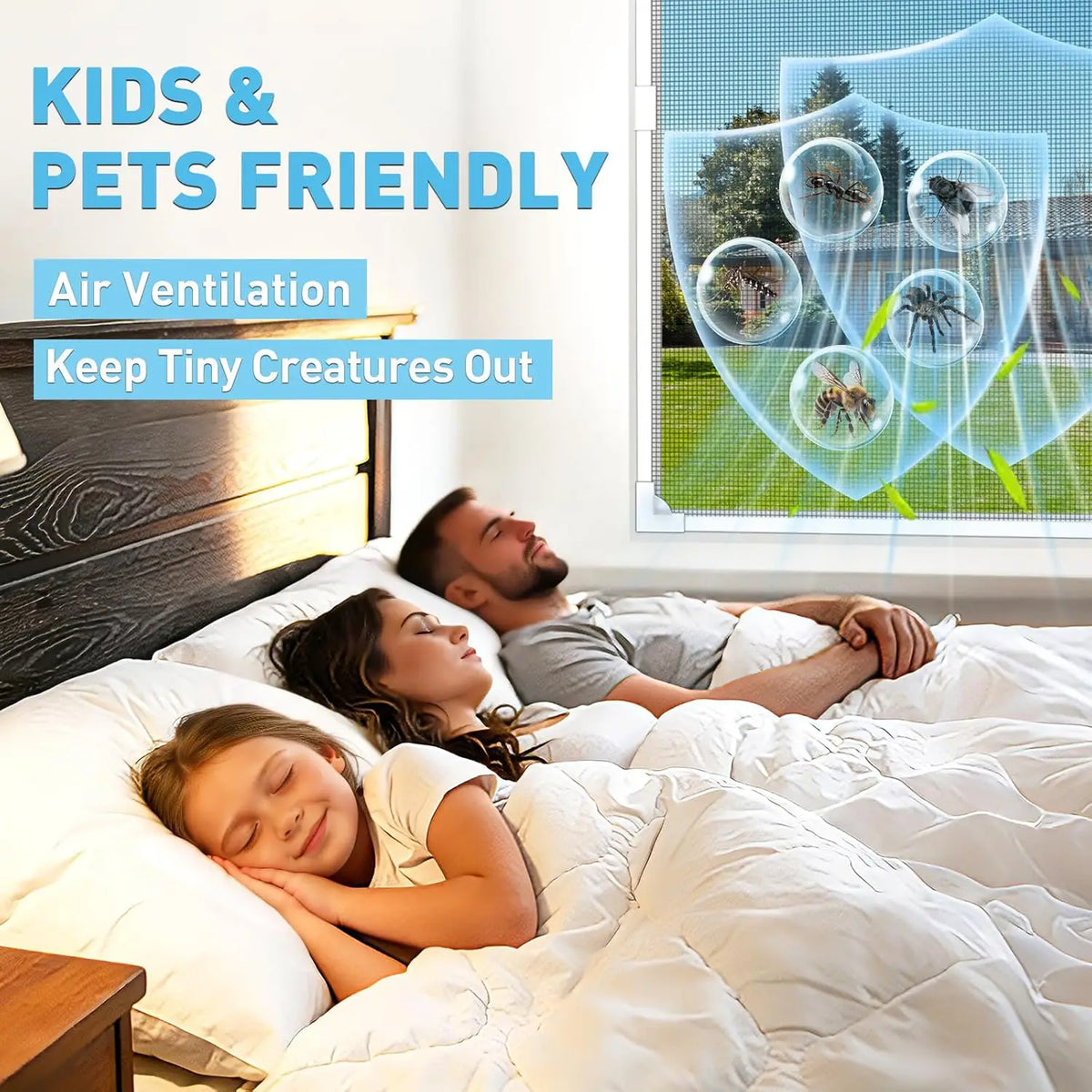 Magnetic Mesh Mosquito Screen, Household Invisible Screen Window, Simple, Household Use, Automatic Shutdown Magnetic Window