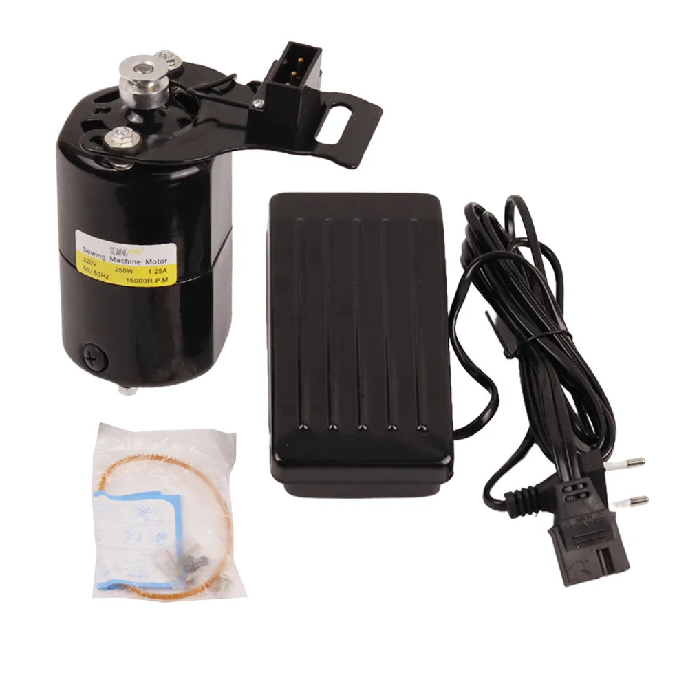 Sewing Machine Motor Kit Household with Foot Pedal Control Household Sewing Machine Motor 180W/250W