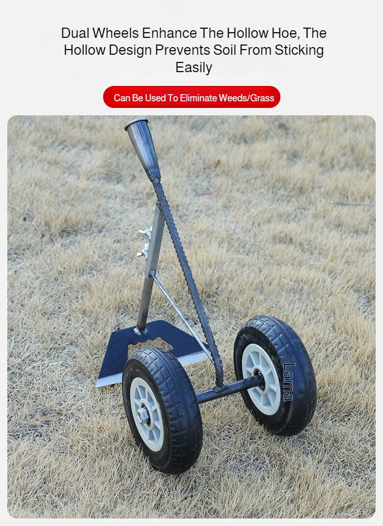 Household Hand-Pushed Hoe, Hoe, Hoe, Wheeled Hoe, Weeder, Garden Hoe, Micro Tillage Machine, Turning Soil, Trenching Plow, Push